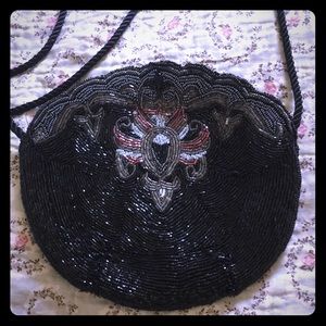 Deco style beaded purse